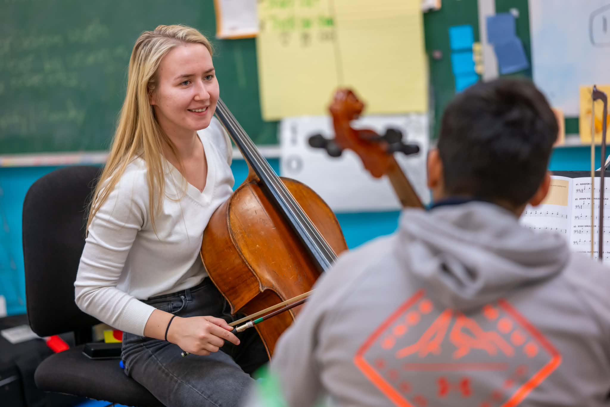 Student recital coaching